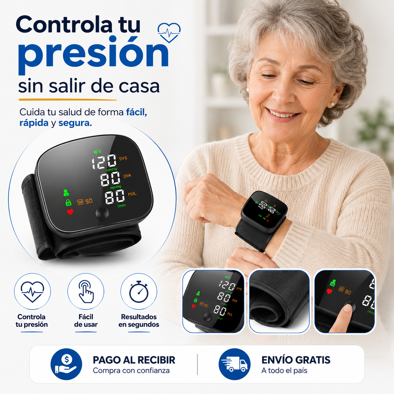 PulsoSeguro™ Controla tu salud sin salir de casa