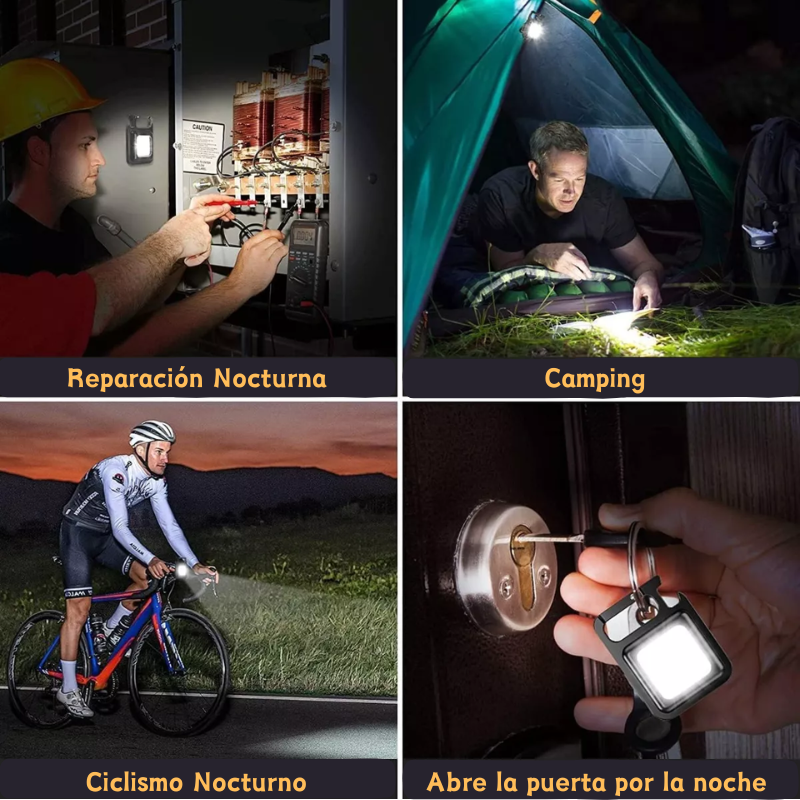 Mini linterna LED USB