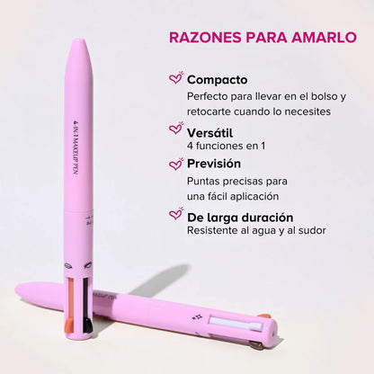 Glamour Stick™ Lápiz de Maquillaje 4 en 1 (COMPRAS 1+1 GRATIS)