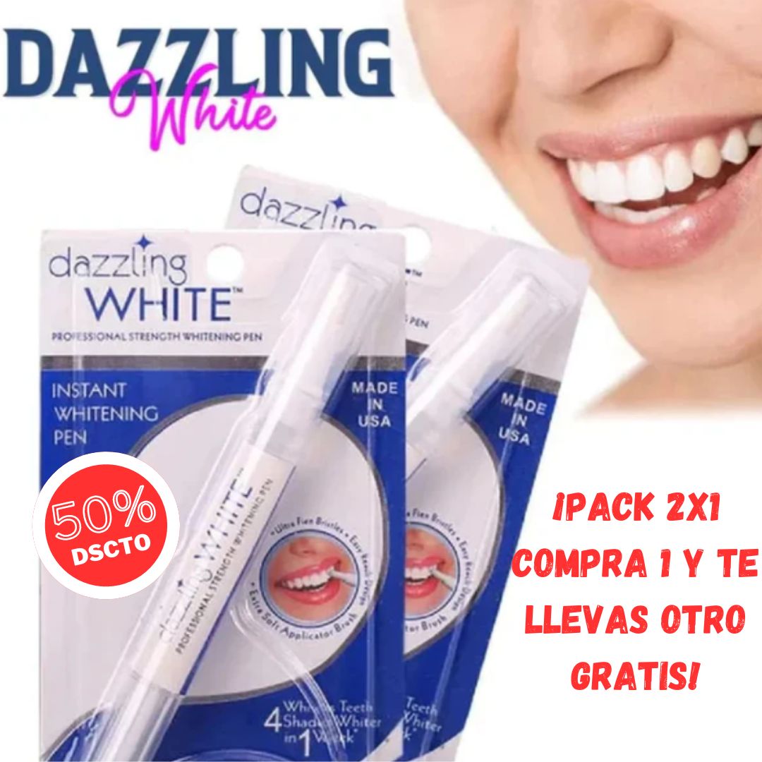 Blanqueador Dental Dazzling White™ (Pack 2x1 - COMPRA 1 Y TE LLEVAS OTRO GRATIS 🔥)